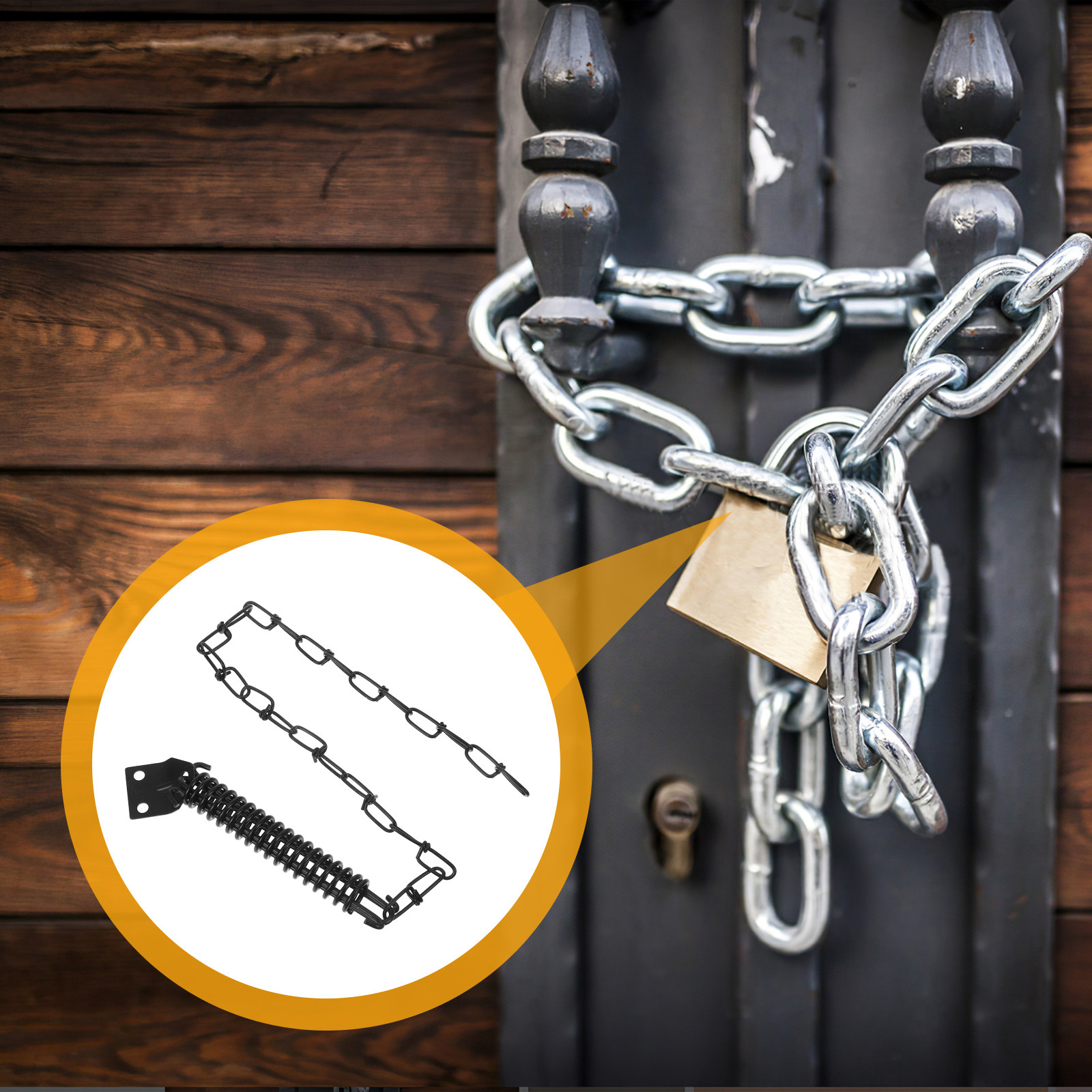 1 conjunto de corrente de segu - Security Chain Door avaliação e preço